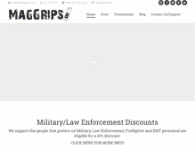 Tablet Screenshot of maggrips.com